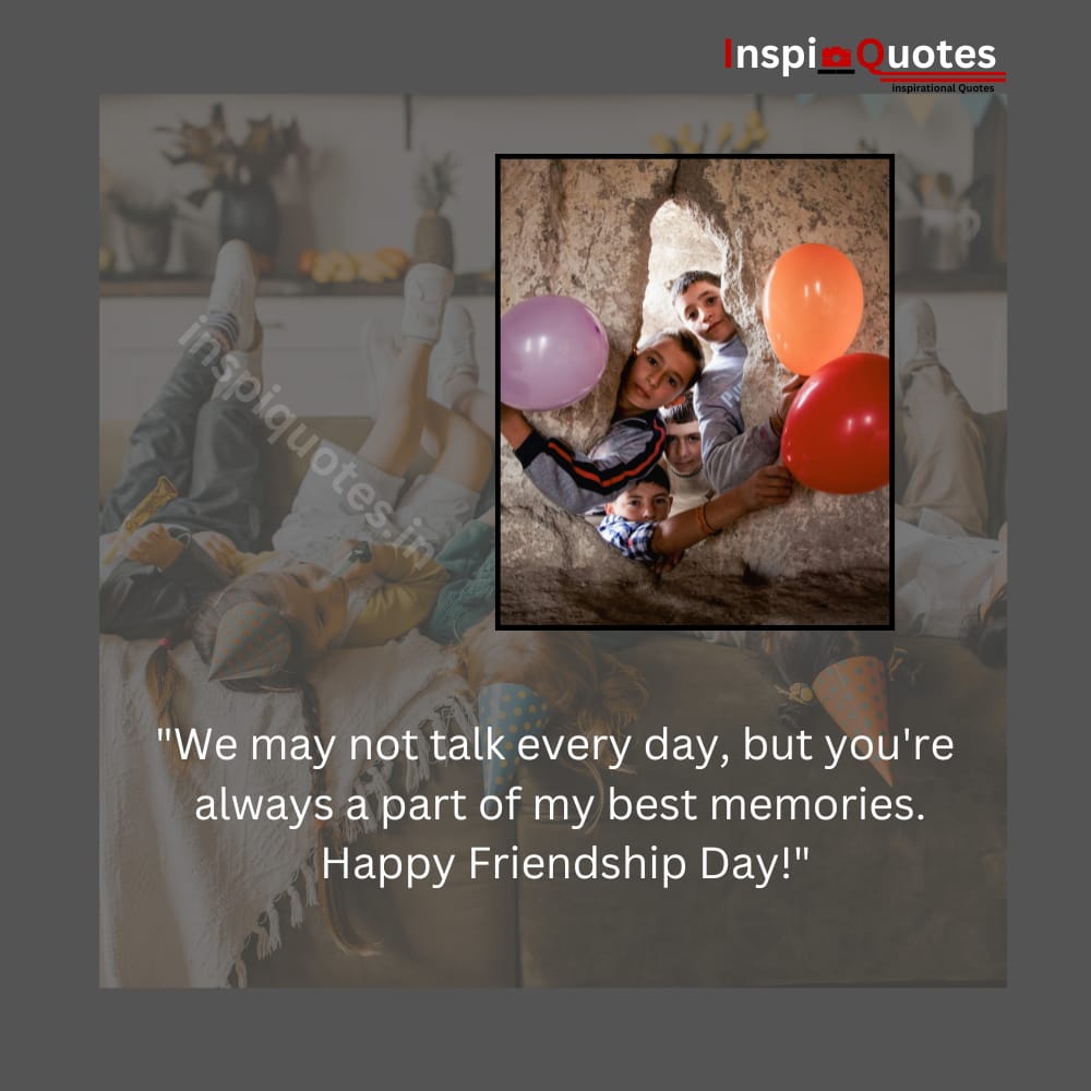 Quote image with heartfelt Friendship Day message